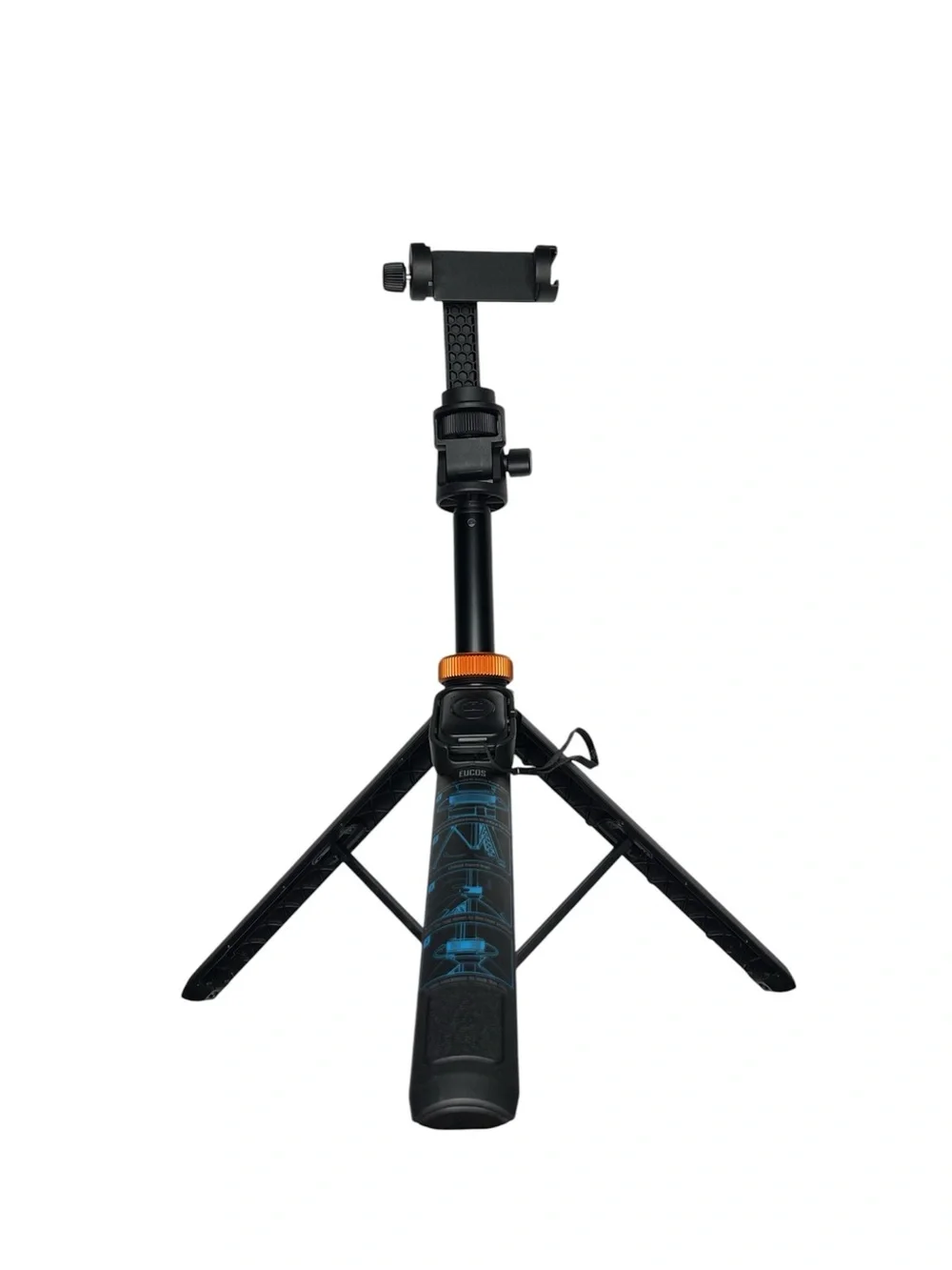 Eucos 62” Tripod Universal Black Selfie Stick with Bluetooth Remote